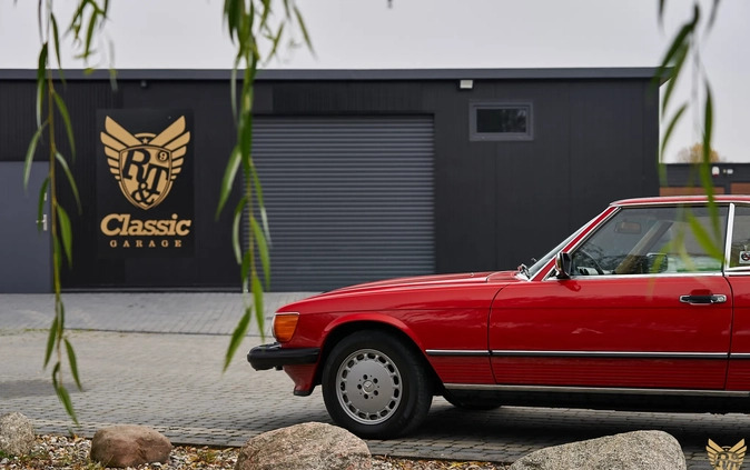 Mercedes-Benz SL cena 119000 przebieg: 267000, rok produkcji 1987 z Głogów Małopolski małe 596